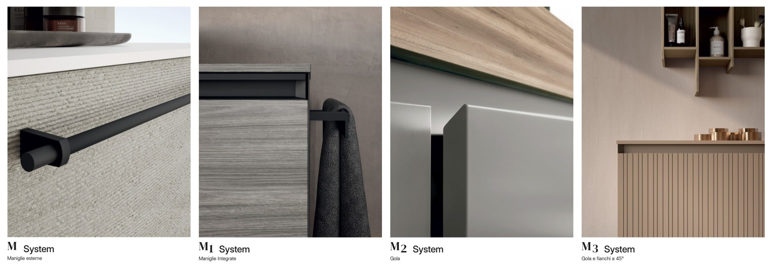Bagni Baxar con finiture di pregio e dettagli moderni, disponibili nello showroom Actual Spotti a Bovisio Masciago in Brianza.